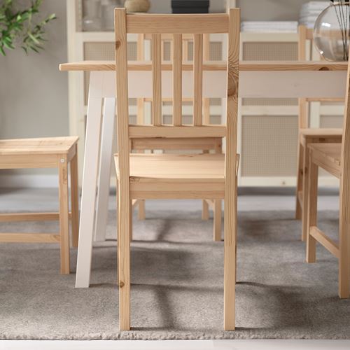 PINNTORP ahşap sandalye, açık kahverengi
