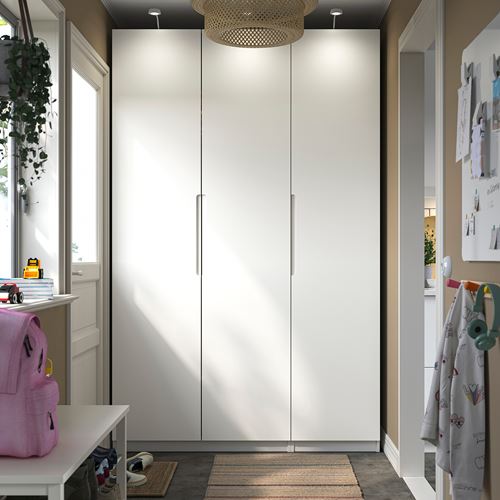 PAX/TONSTAD PAX gardırop, beyaz-kırık beyaz, 150x60x236 cm