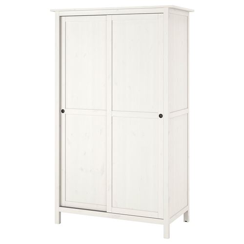HEMNES sürgü kapaklı gardırop, beyaz, 120x59x197 cm
