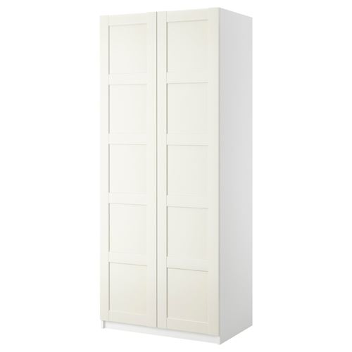 PAX/BERGSBO PAX gardırop, beyaz, 100x60x236 cm