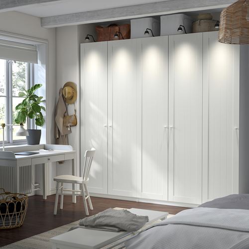 PAX/GULLABERG PAX gardırop, beyaz, 250x60x236 cm