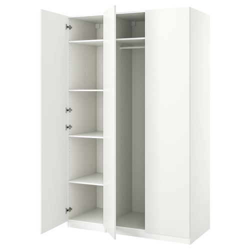 PAX/FORSAND PAX gardırop, beyaz, 150x60x236 cm