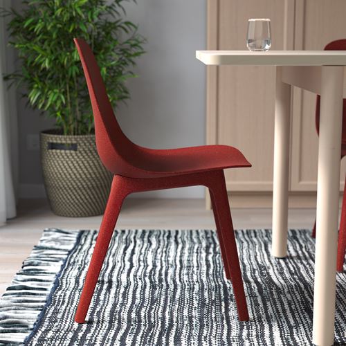 ODGER plastik sandalye, kırmızı