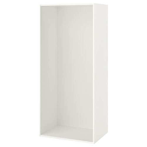 PLATSA gardırop iskeleti, beyaz, 80x55x180 cm