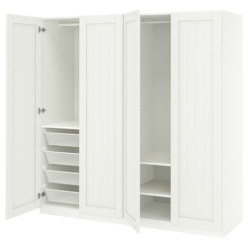 PAX/GULLABERG PAX gardırop, beyaz, 200x60x201 cm