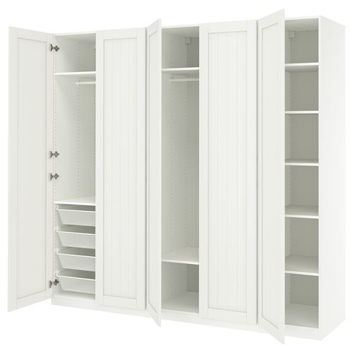 PAX/GULLABERG PAX gardırop, beyaz, 250x60x236 cm