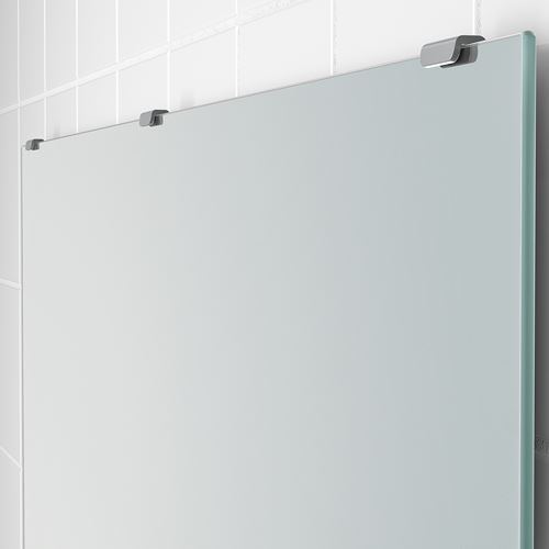 LETTAN banyo aynası, renksiz, 100x95 cm