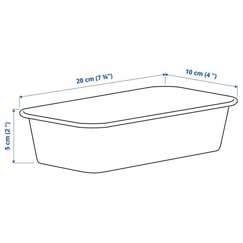 NOJIG kutu, bej, 10x20x5 cm
