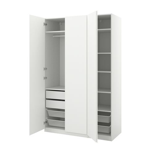 PAX/VIKANES PAX gardırop, beyaz, 150x60x236 cm