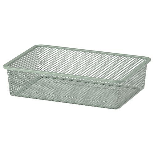 TROFAST saklama kutusu, açık yeşil-gri, 42x30x10 cm