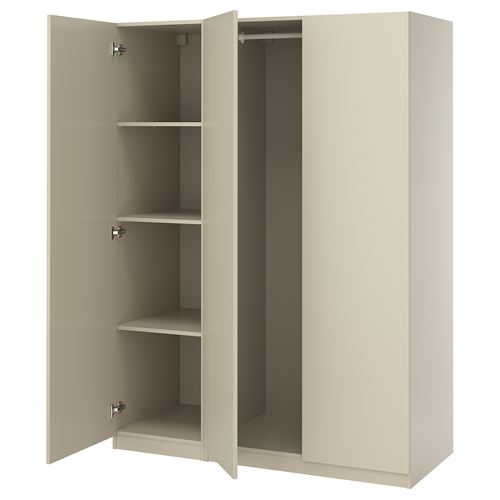 PAX/FORSAND PAX gardırop, bej, 150x60x201 cm