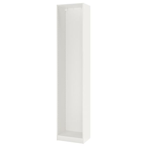 PAX gardırop iskeleti, beyaz, 50x35x236 cm
