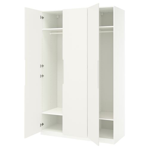 PAX/TONSTAD PAX gardırop, beyaz-kırık beyaz, 150x60x236 cm