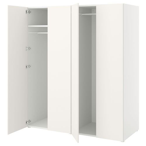 PLATSA/FONNES PLATSA gardırop, beyaz, 160x57x181 cm