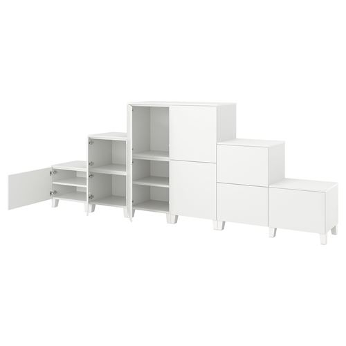 PLATSA PLATSA gardırop, beyaz, 360x42x133 cm