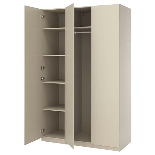 PAX/FORSAND PAX gardırop, bej, 150x60x236 cm