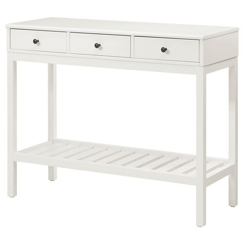 PANGET konsol, beyaz, 106x42 cm
