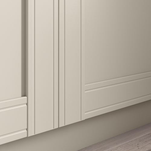 PAX/FLISBERGET PAX gardırop, beyaz-açık bej, 150x60x236 cm