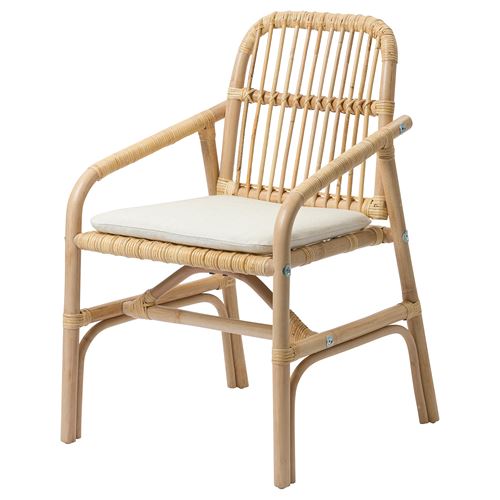 SALNÖ rattan sandalye, rattan, GRYTTOM-gransel natürel