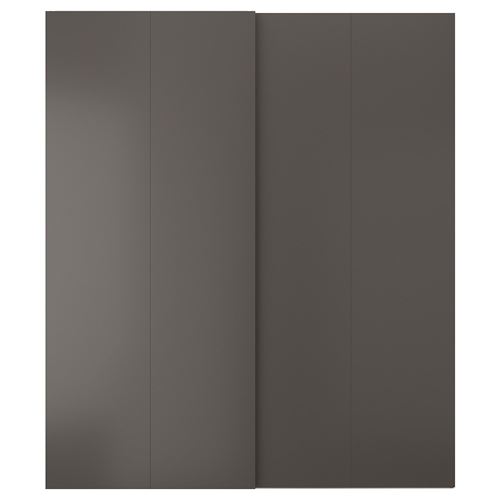 HASVIK sürgü kapak, koyu gri, 200x236 cm