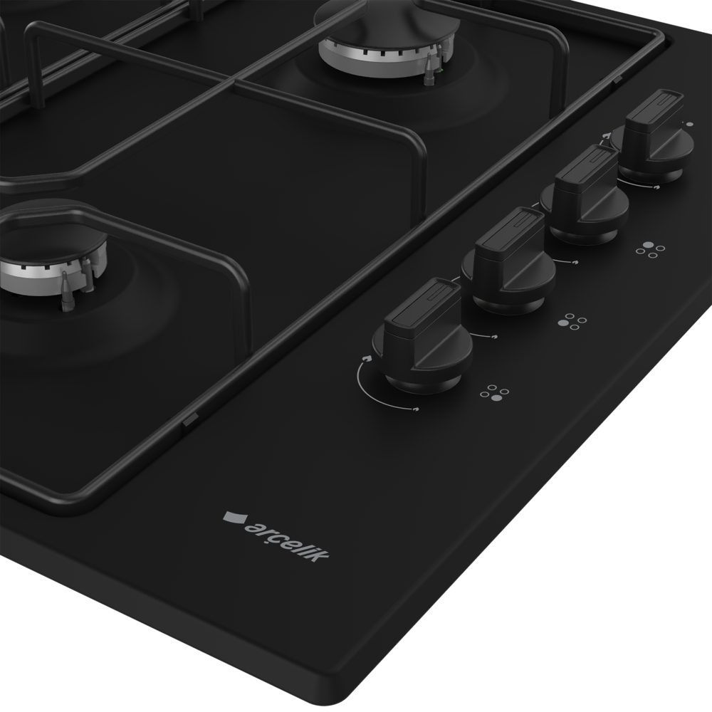 OMD D 611 ES Gazlı Metal Tablalı Ocak