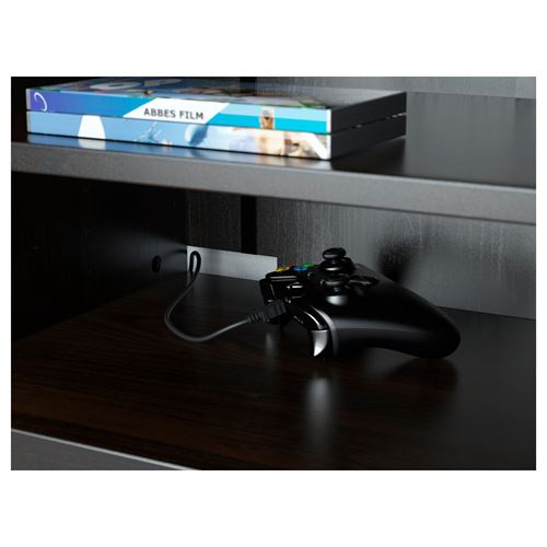 BESTÅ tv sehpası, venge-parlak cila-bej, 120x42x74 cm, SELSVIKEN