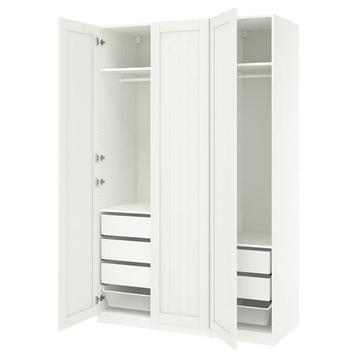 PAX/GULLABERG PAX gardırop, beyaz, 150x60x236 cm