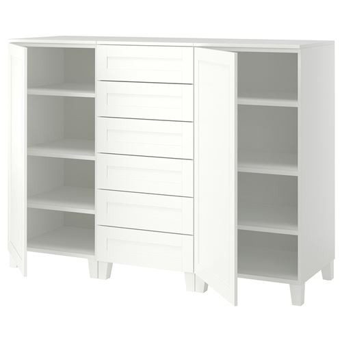PLATSA PLATSA gardırop, beyaz, 180x57x133 cm