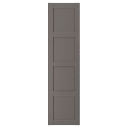 BERGSBO gardırop kapağı, koyu gri, 50x195 cm, menteşesiz