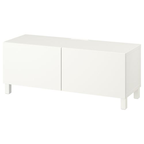 BESTÅ tv sehpası, beyaz, 120x42x48 cm, LAPPVIKEN