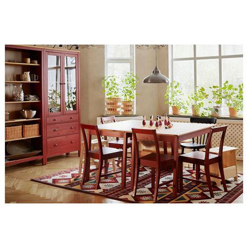 PINNTORP ahşap sandalye, kırmızı
