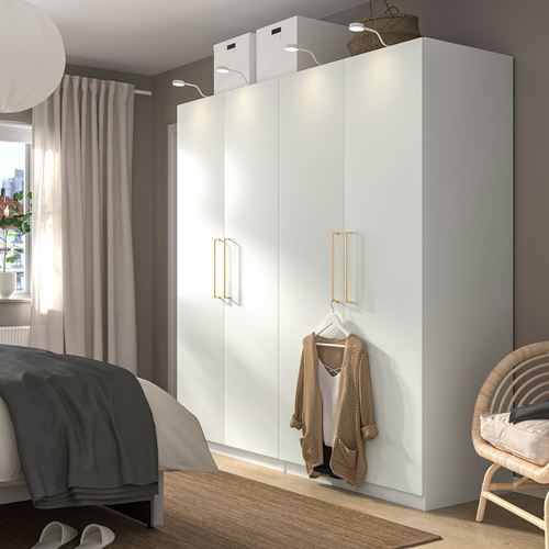 PAX/FORSAND PAX gardırop, beyaz, 200x60x201 cm