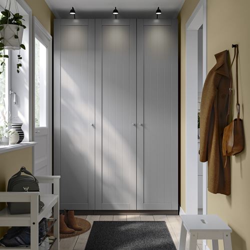 PAX/GULLABERG PAX gardırop, koyu gri-gri, 150x60x236 cm
