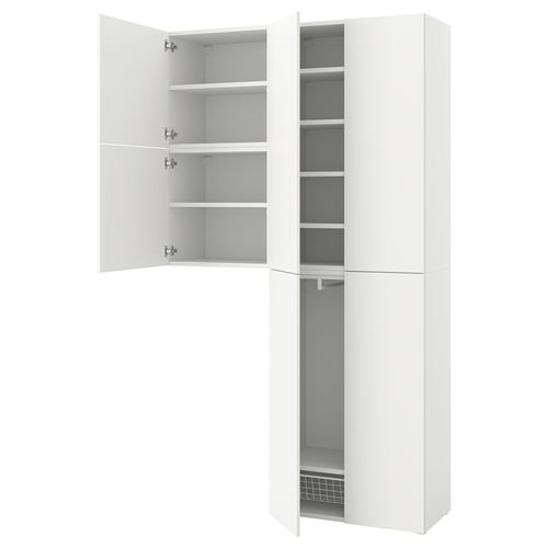 PLATSA PLATSA gardırop, beyaz, 140x42x241 cm