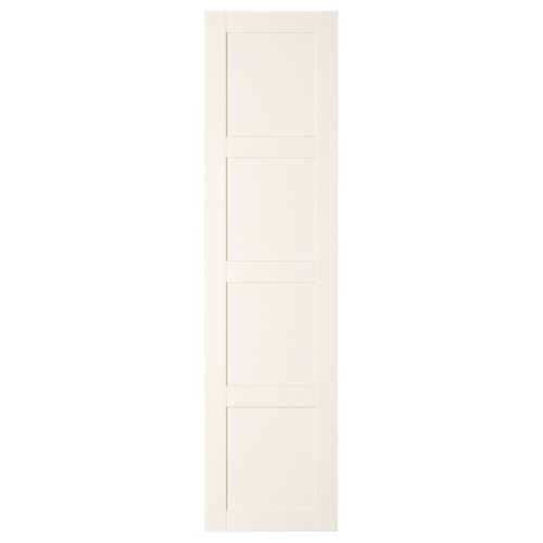 BERGSBO gardırop kapağı, beyaz, 50x195 cm, menteşesiz