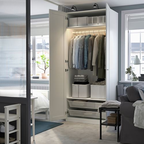 PAX/GULLABERG PAX gardırop, beyaz, 100x60x236 cm