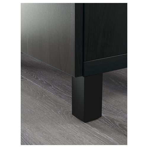 BESTÅ tv sehpası, venge, 120x40x48 cm, LAPPVIKEN, STUBBARP, fren raylı