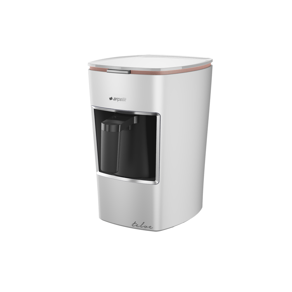 K 3300 Mini Telve Beyaz Türk Kahve Makinesi