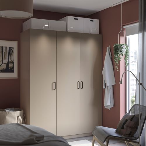 PAX/FORSAND PAX gardırop, bej, 150x60x201 cm