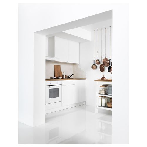 KNOXHULT mutfak dolabı kombinasyonu, beyaz, 180x61x220 cm, LAGAN batarya