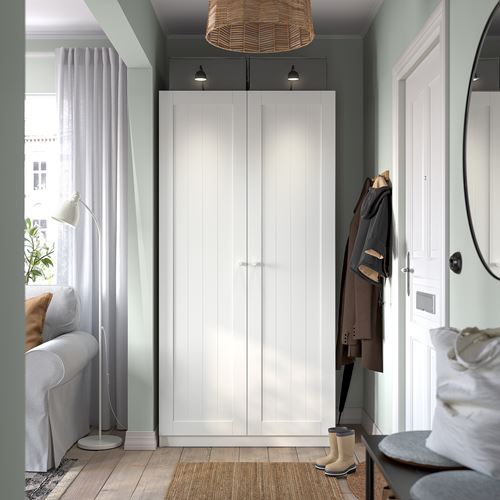 PAX/GULLABERG PAX gardırop, beyaz, 100x60x201 cm