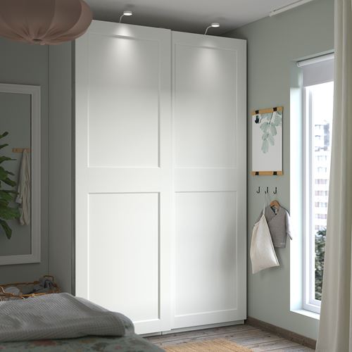 PAX/GRIMO PAX gardırop, beyaz, 150x66x236 cm
