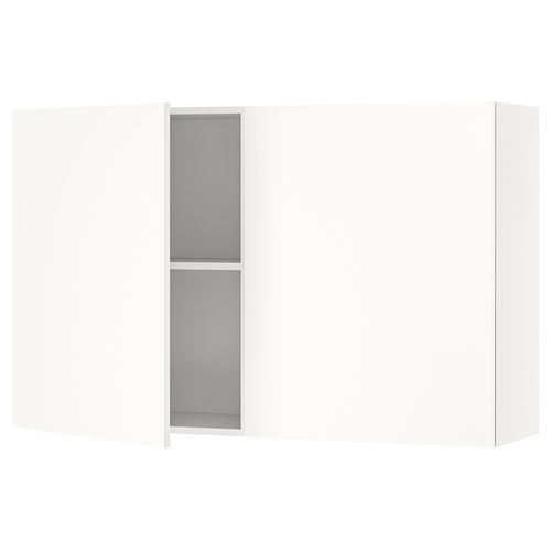 KNOXHULT mutfak duvar dolabı, beyaz, 120x75 cm, 2 kapaklı