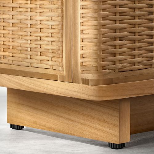 FRYKSÅS tv sehpası, rattan, 157x41x49 cm