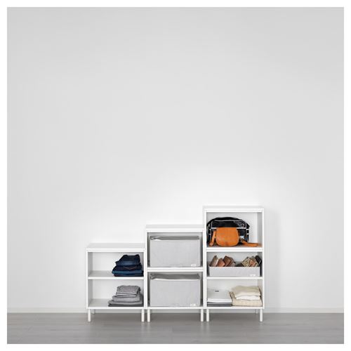 PLATSA/FONNES PLATSA dolap sistemi, beyaz, 180x42x113 cm