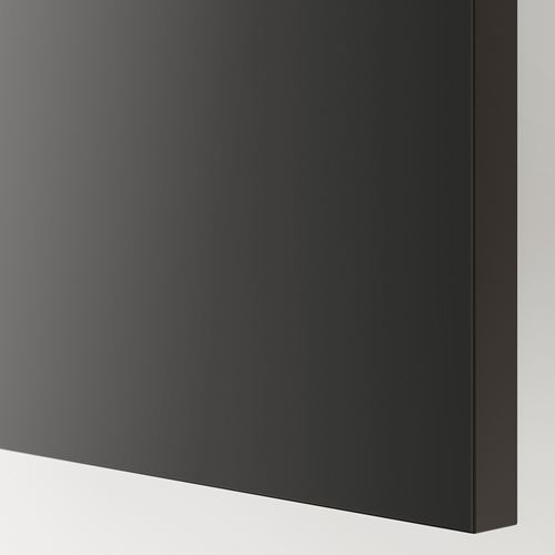 METOD/MAXIMERA çekmeceli alt dolap, NICKEBO mat antrasit, 80x60 cm, 5 çekmeceli ve 4 ön panelli