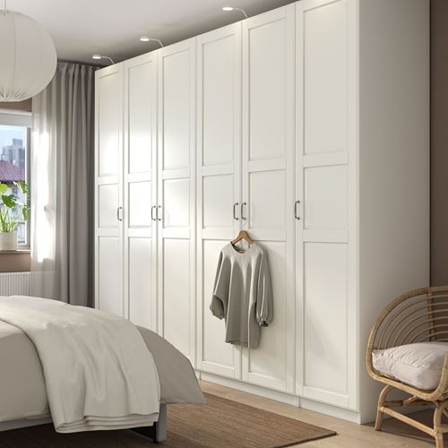 PAX/TYSSEDAL PAX gardırop, beyaz, 300x60x236 cm
