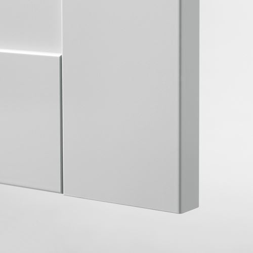 KNOXHULT mutfak duvar dolabı, gri, 120x75 cm, 2 kapaklı