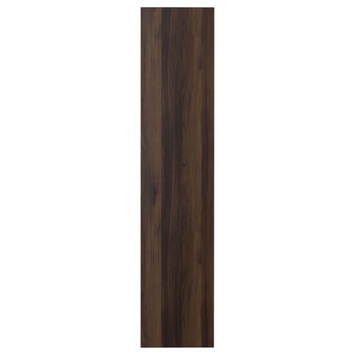 STORKLINTA gardırop kapağı, koyu kahverengi, 50x229 cm, menteşesiz