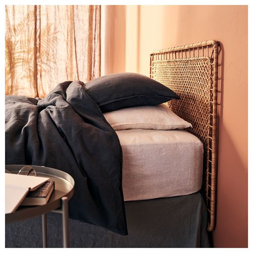 TOLKNING yatak başı, rattan, el yapımı